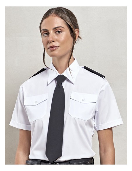PRE-PR312-Womens Pilot Shirt Short Sleeve 2